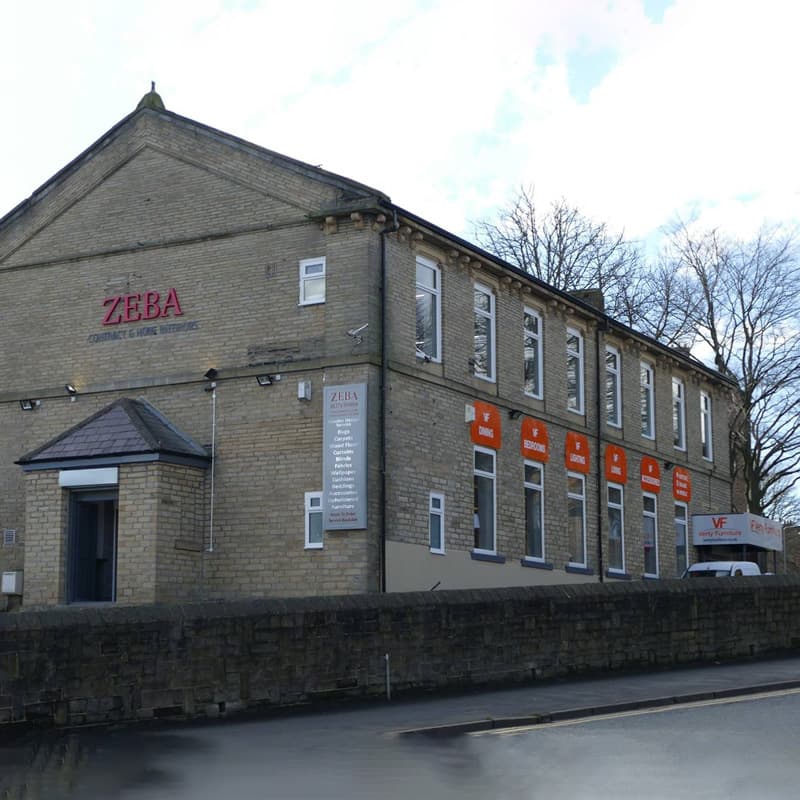 ZEBA Interiors showroom — visit us at Shipley, West Yorkshire